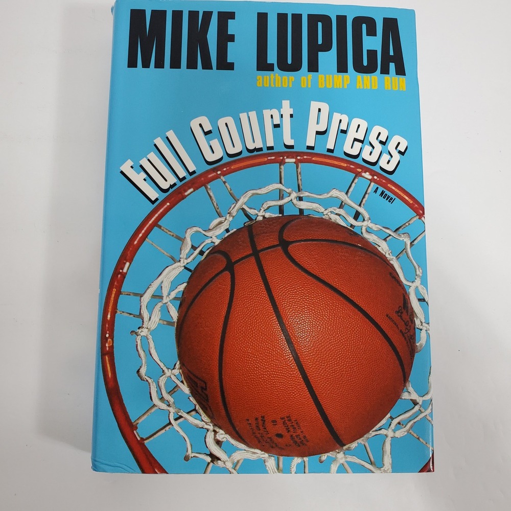 Mike Lupica Full Court Press Novel Hardcover Basketball